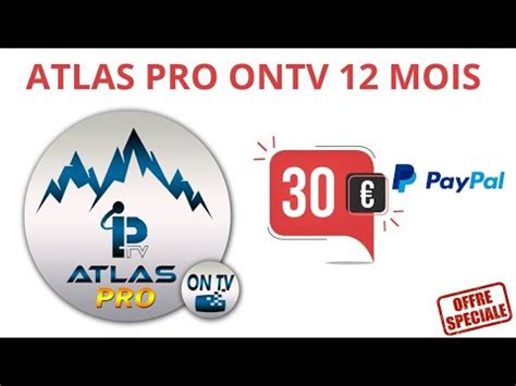 Atlas Pro Ontv Abonnement Mois Eur Le Site Officiel Youtube