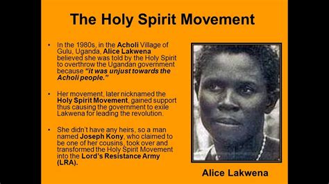 History Of Alice Auma Lakwena YouTube