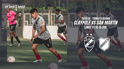 CLAYPOLE VS SAN MARTÍN BURZACO Fecha 19 Torneo Clausura Primera