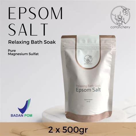 Jual Bath Soak Epsom Salt Garam Inggris Bath Salt Kg Germany Quality