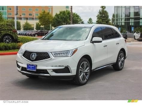 White Diamond Pearl 2019 Acura MDX Standard MDX Model Exterior Photo ...