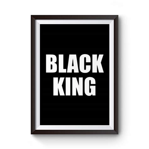 Black King Premium Matte Poster - posterpict.com