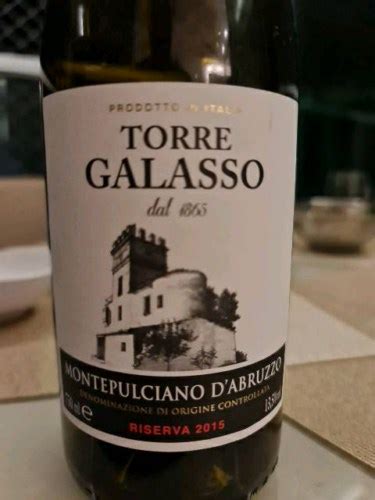 Galasso Torre Galasso Montepulciano D Abruzzo Riserva Vivino US