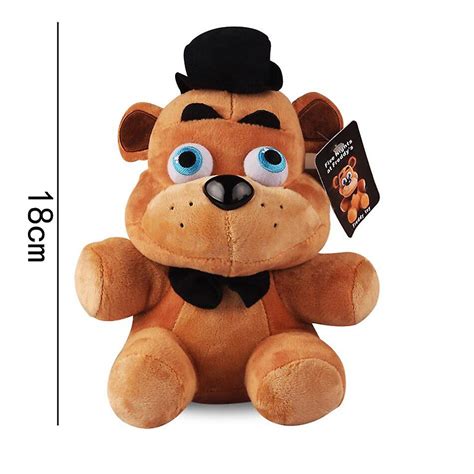 18cm Fnaf Peluche Toys Freddy Fazbear Bear Foxy Rabbit Bonnie Chica