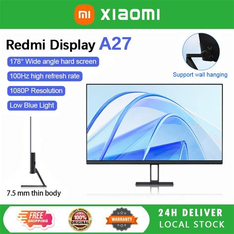 Xiaomi Redmi Monitor A Inch Ips Hz Refresh Rate P Srgb