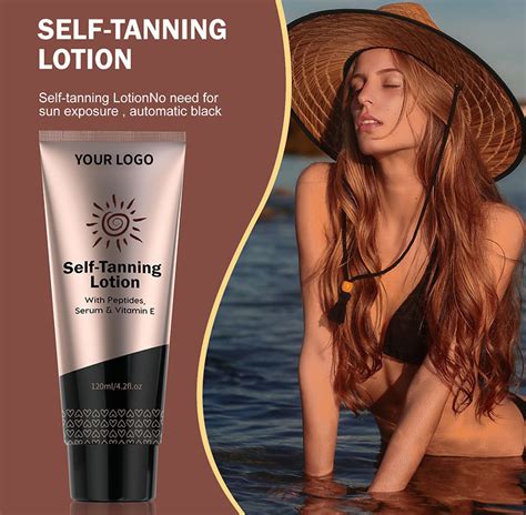 Private Label Self Tanner Lotion Rich Vitamin E Tanning Natural Organic