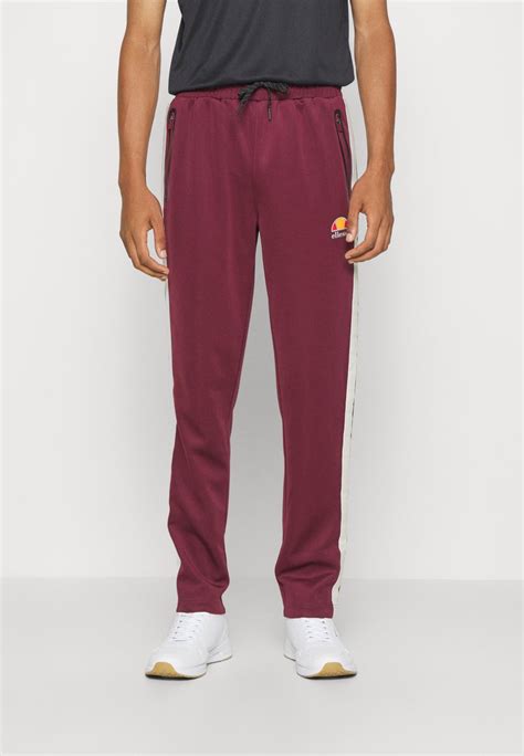 Ellesse Alessie Track Pant Tracksuit Bottoms Burgundy Bordeaux