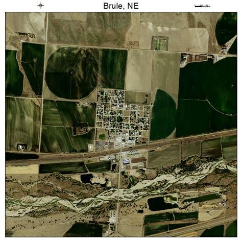 Aerial Photography Map Of Brule Ne Nebraska