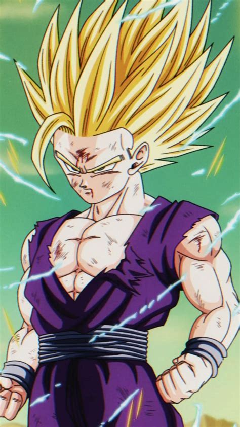 Gohan Se Transforma Em Ssj 2 Gohan Contra Cell Dragon Ball Z Anime Anime Guys Dragon Ball Art