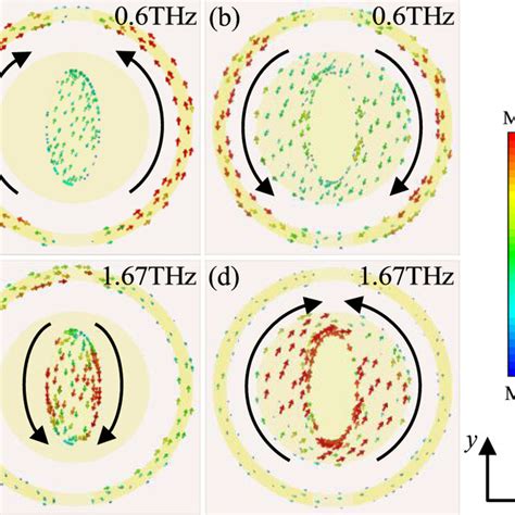 Surface Current Distributions Of The Unit Cell Structure Front Layer