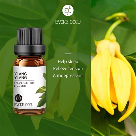 Evoke Occu 10ml 30ml 100ml Ylang Ylang Essential Oil Plant Aromatherapy