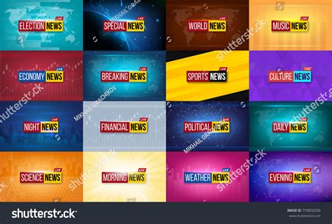 Creative Vector Illustration Breaking News Background Stock Vector ...