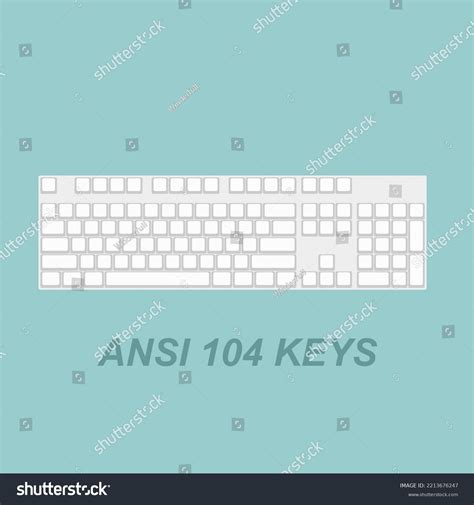 Assorted Mechanical Keyboard Layout Vectors Computer Stock Vector ...