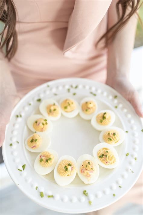 Pimento Cheese Deviled Eggs Kentucky Derby Party Appetizer Recipe