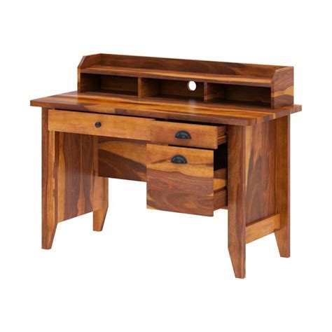 Dudleyville Solid Wood Small Desk with Drawers