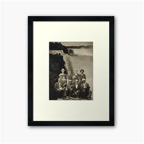 "Niagara Movement founders, 1905" Framed Art Print for Sale by ...