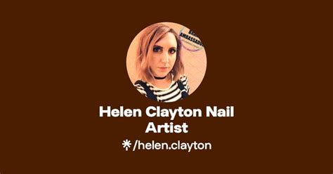 Helen Clayton Nail Artist Instagram Facebook TikTok Linktree