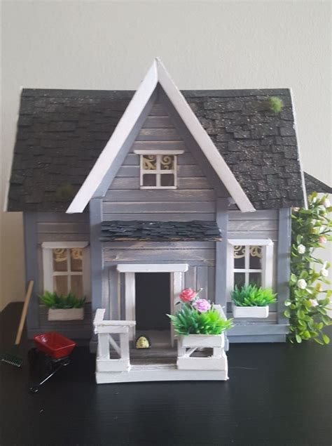 Pin By Anna TOMIC On Xmas Houses Miniature Houses Cardboard House