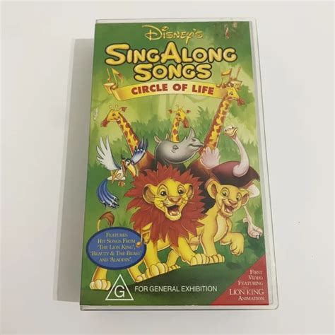 Disney Sing Along Songs Vhs 1994 Circle Of Life Lion King The Little Mermaid Eur 11 82