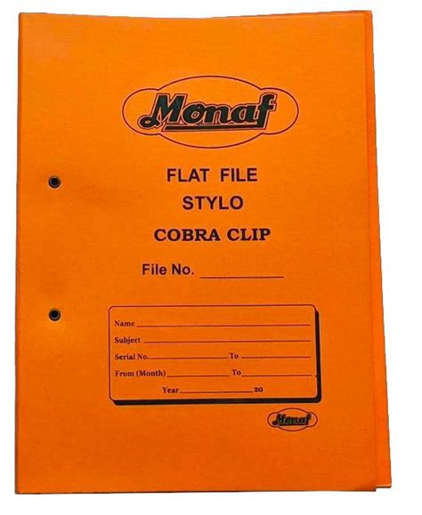 Monaf Stylo Cobra File 850 Gsm Extra Thick Monaf Stores