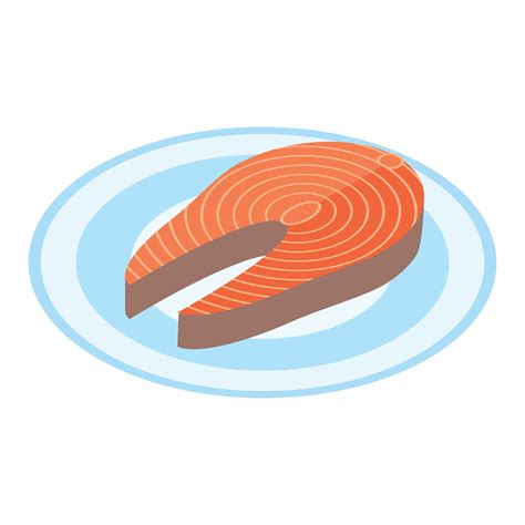 Vector fish meat concept on white background 42344375 Vector Art at Vecteezy