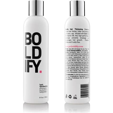 Boldify Sulfate Free Hair Thickening Shampoo Review