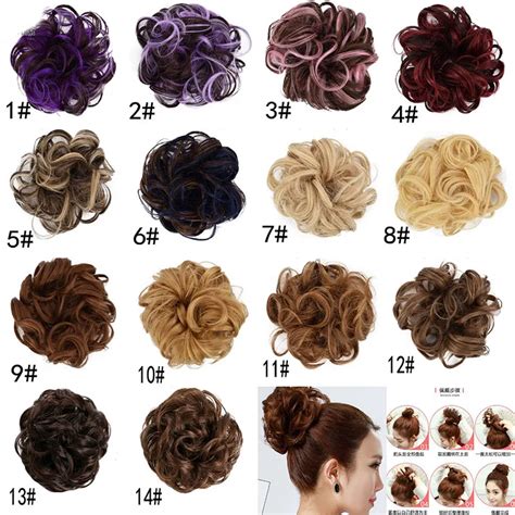 Aliexpress.com : Buy Women Messy Bun Curly Drawstring Hair Girls Magic ...