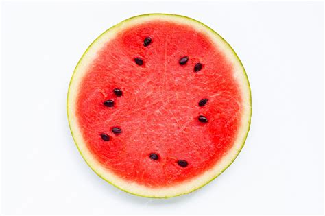 Premium Photo | Slices of watermelon isolated on white.