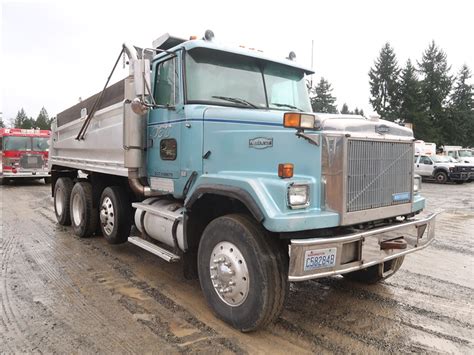 1991 WHITE GMC AUTOCAR TRI A DUMP TRUCK KENMORE HEAVY EQUIPMENT