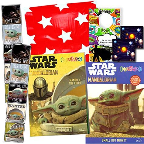 Star Wars Mandalorian Yoda Activity Set Bundle Includes Baby Yoda