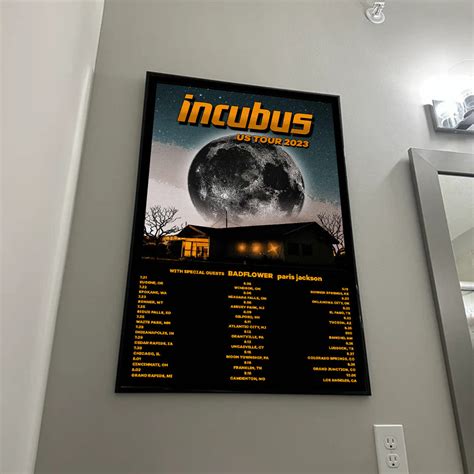 2023 Tour - Incubus 2023 Tour Poster