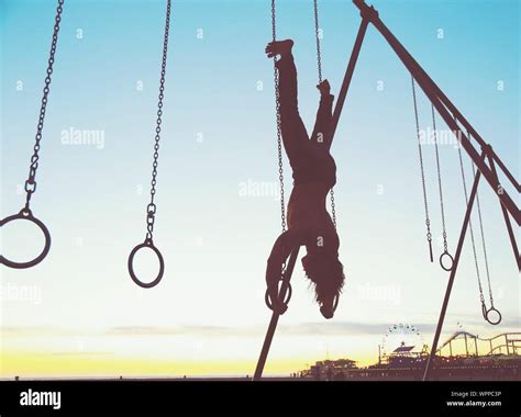 Gymnastic Rings Outdoors Hanging Hi Res Stock Photography And Images