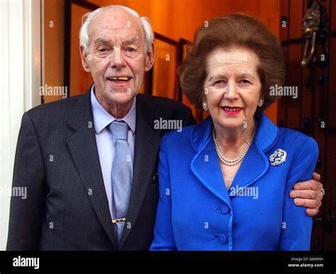 Baroness Margaret Thatcher reunited with her husband Sir Denis Thatcher Stock Photo - Alamy