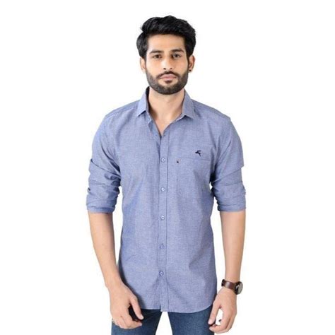 Plain Cotton Mens Shirt Casual Full Sleeves At Rs 380 Piece In Mumbai