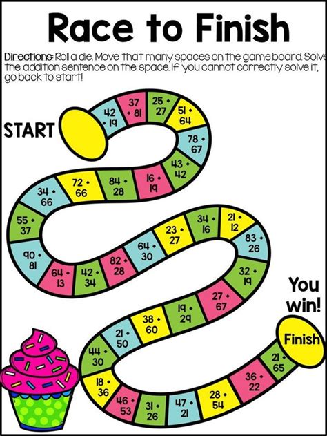 Second Grade Math Games Addition Subtraction Place Value Etsy Second Grade Math