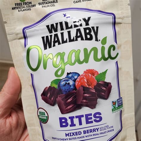 Wiley Wallaby Organic Bites Mixed Berry Review Abillion