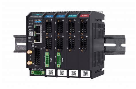 Nxp I Mx M Plus Powered Din Rail Iot Gateway Includes Dio Rs