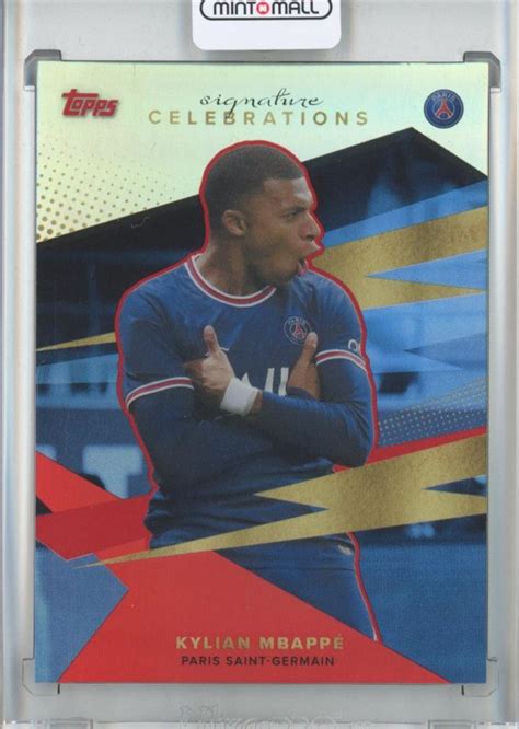 ミントモール Mint 池袋店 2021 22 Topps Paris Saint Germain Team Set Soccer Kylian Mbappe Signature