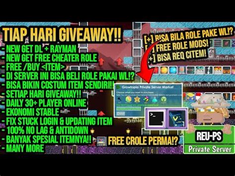 DISINI SETIAP HARI GIVEAWAY NEW GTPS 2024 VERSI 4 45 GROWTOPIA