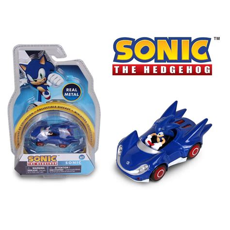 NKOK 1/64 Scale Sonic The Hedgehog Die-Cast Car, Hobbies & Toys, Toys ...