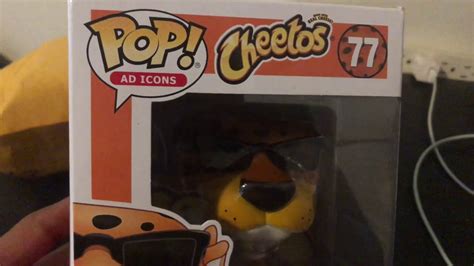 Funko Pop Cheetos Chester Cheetah 77 Glow In The Dark Review YouTube