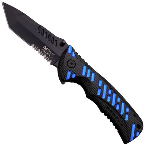 MTech USA A946 Half Serrated Tanto-Blade Folding Knife | Camouflage.ca