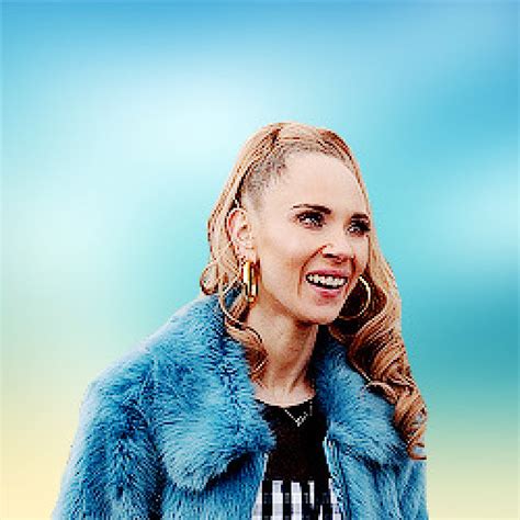 Ted Lasso Keeley Jones Blue Fur Jacket - Extreme Leather