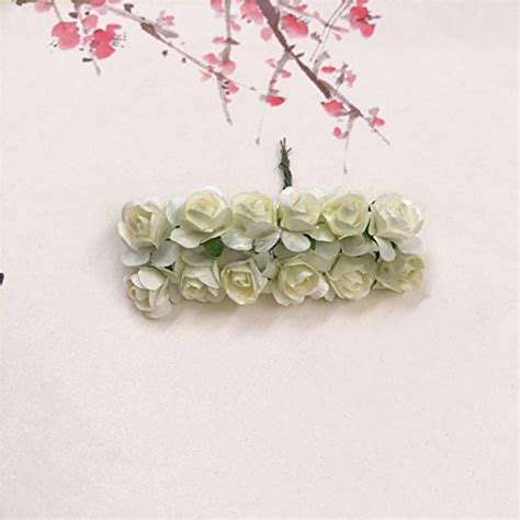 Buy Milk White 144pcs2 0 Centimeter Artificial Mini Rose Paper