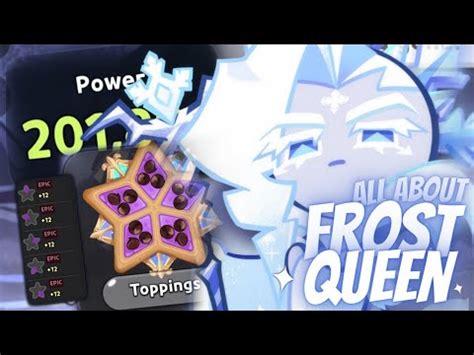 ALL ABOUT Frost Queen Cookie Cd Toppings More Cookie Run