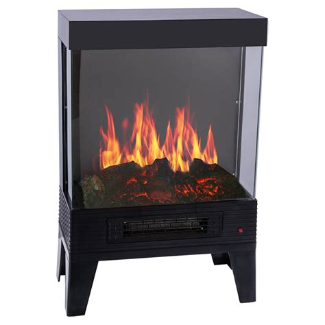 Style Selections 1500 W Electric Fireplace 3 Side Full Glass 5100