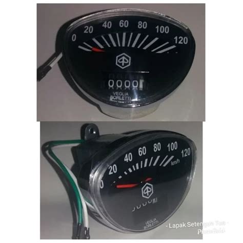 Jual READY Speedometer Vespa Super Hitam Special Edition LIMITED Di