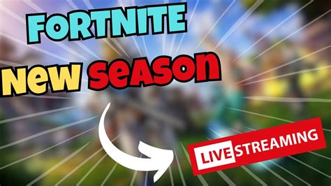 CZ SK Fortnite New Season Live Stream YouTube