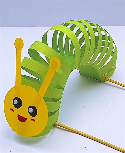 How To Make Paper Caterpillar Easy Artofit