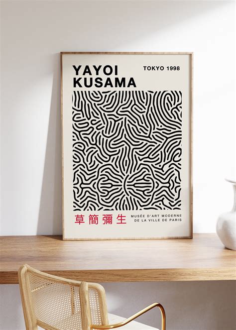 Yayoi Kusama Yayoi Kusama Print Yayoi Posters Exhibition Poster Pop